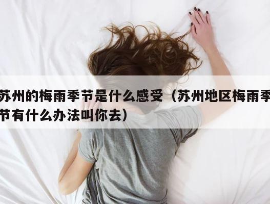 苏州的梅雨季节是什么感受（苏州地区梅雨季节有什么办法叫你去） 第1张