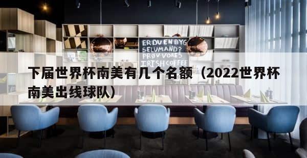 下届世界杯南美有几个名额（2022世界杯南美出线球队） 第1张
