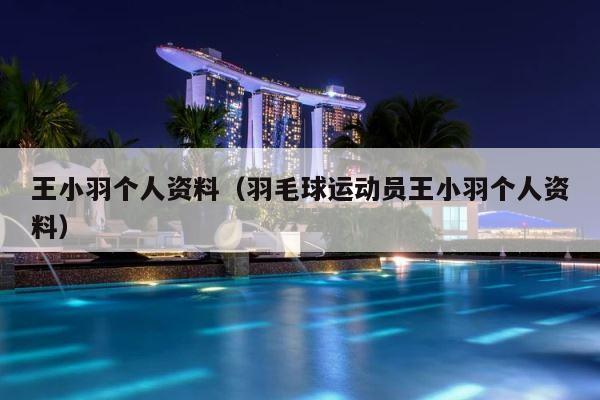 王小羽个人资料（羽毛球运动员王小羽个人资料） 第1张