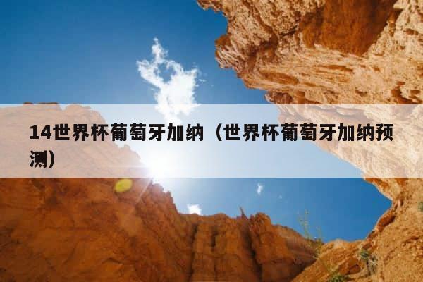 14世界杯葡萄牙加纳（世界杯葡萄牙加纳预测） 第1张