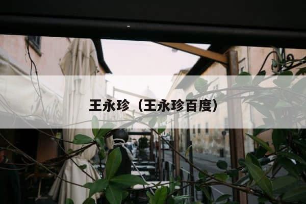 王永珍（王永珍百度） 第1张