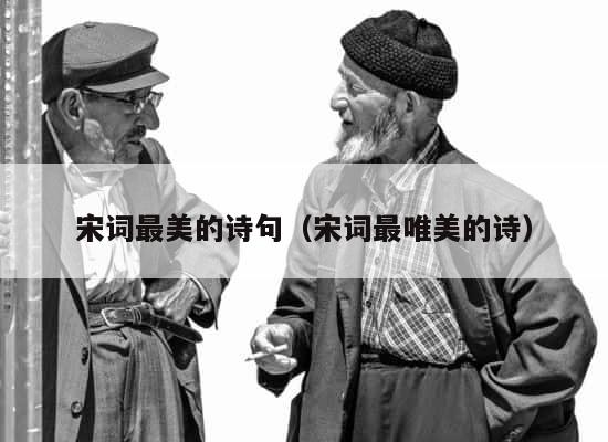宋词最美的诗句（宋词最唯美的诗） 第1张
