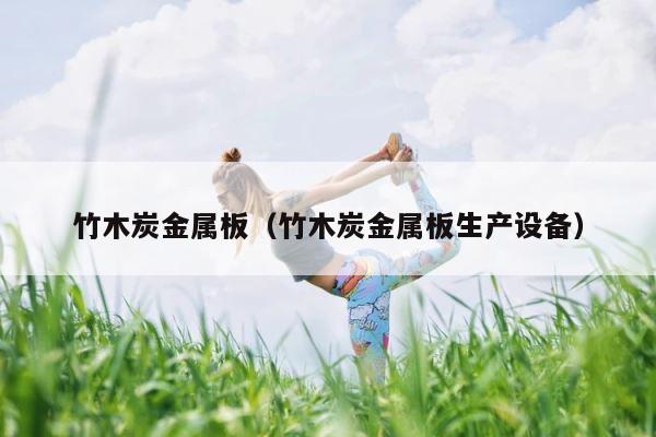 竹木炭金属板（竹木炭金属板生产设备） 第1张