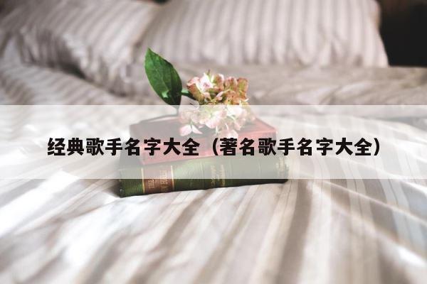 经典歌手名字大全（著名歌手名字大全） 第1张