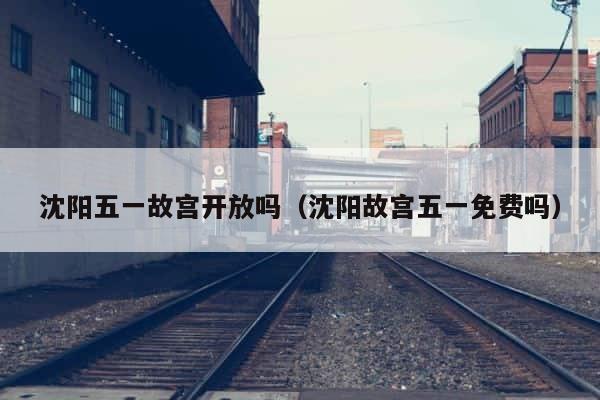 沈阳五一故宫开放吗（沈阳故宫五一免费吗） 第1张