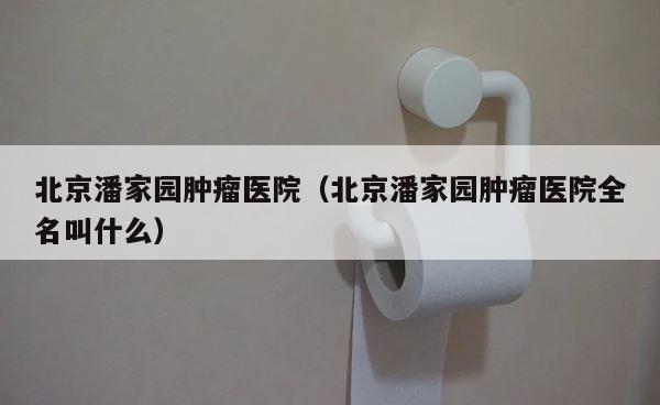 北京潘家园肿瘤医院（北京潘家园肿瘤医院全名叫什么） 第1张