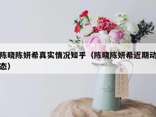 陈晓陈妍希真实情况知乎（陈晓陈妍希近期动态） 第1张
