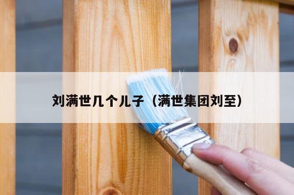 刘满世几个儿子（满世集团刘至） 第1张