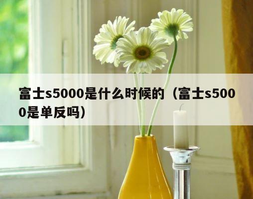 富士s5000是什么时候的（富士s5000是单反吗） 第1张