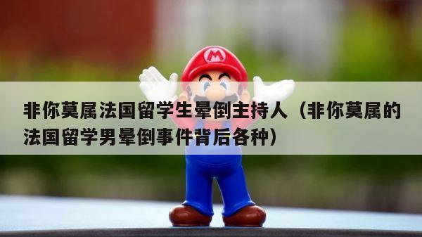 非你莫属法国留学生晕倒主持人（非你莫属的法国留学男晕倒事件背后各种） 第1张