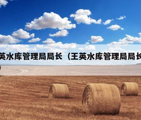 王英水库管理局局长（王英水库管理局局长简介） 第1张