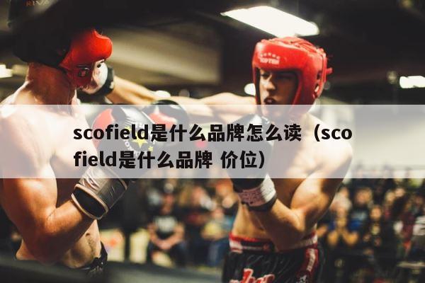 scofield是什么品牌怎么读（scofield是什么品牌 价位） 第1张