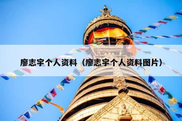 廖志宇个人资料（廖志宇个人资料图片） 第1张