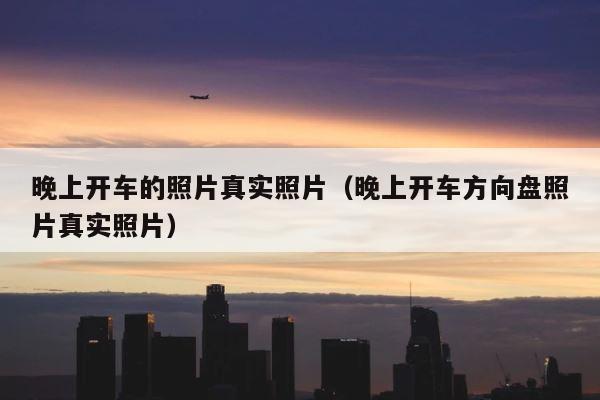 晚上开车的照片真实照片（晚上开车方向盘照片真实照片） 第1张