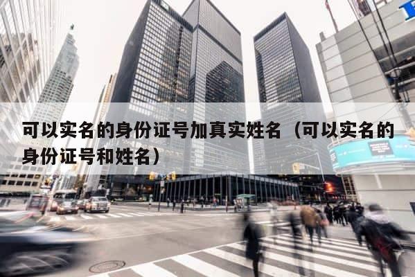 可以实名的身份证号加真实姓名（可以实名的身份证号和姓名） 第1张