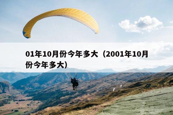 01年10月份今年多大（2001年10月份今年多大） 第1张