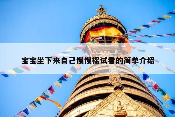 宝宝坐下来自己慢慢摇试看的简单介绍 第1张