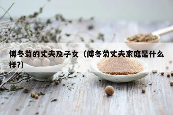 傅冬菊的丈夫及子女（傅冬菊丈夫家庭是什么样?） 第1张