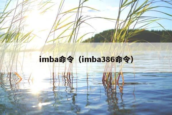 imba命令（imba386命令） 第1张