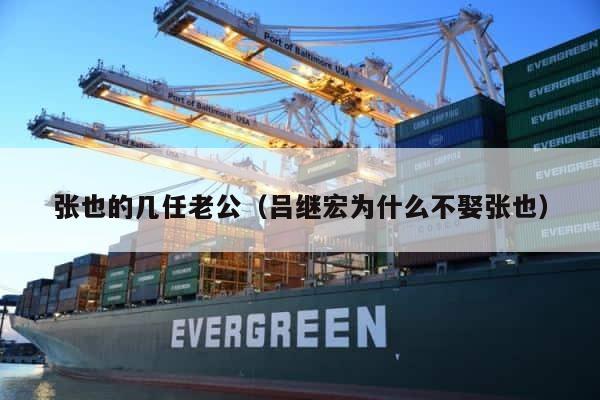 张也的几任老公（吕继宏为什么不娶张也） 第1张