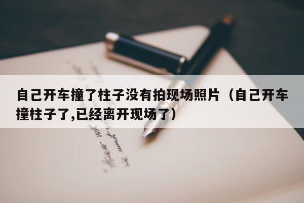 自己开车撞了柱子没有拍现场照片（自己开车撞柱子了,已经离开现场了） 第1张
