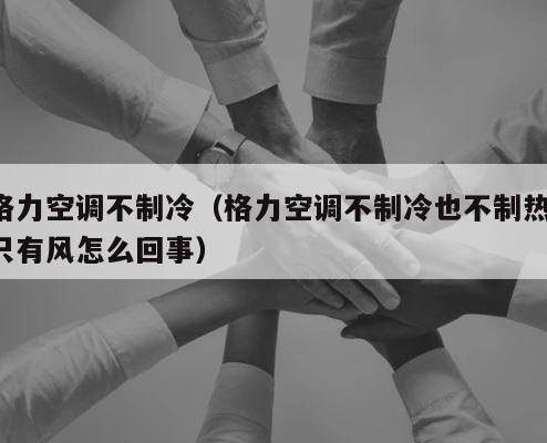 格力空调不制冷（格力空调不制冷也不制热,只有风怎么回事） 第1张