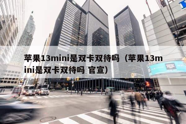 苹果13mini是双卡双待吗（苹果13mini是双卡双待吗 官宣） 第1张