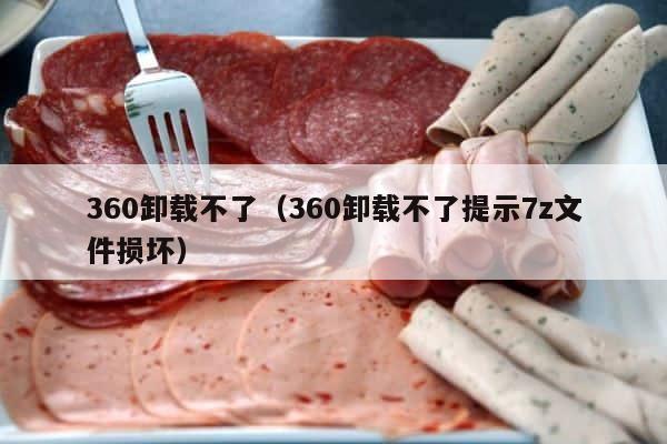 360卸载不了（360卸载不了提示7z文件损坏） 第1张