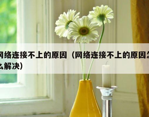 网络连接不上的原因（网络连接不上的原因怎么解决） 第1张