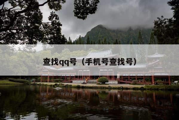 查找qq号（手机号查找号） 第1张