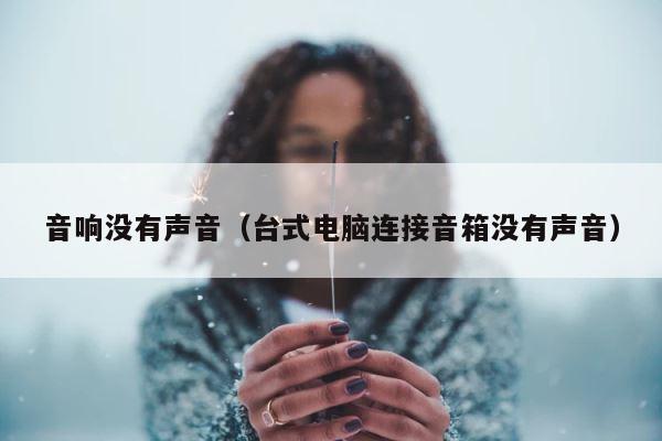 音响没有声音（台式电脑连接音箱没有声音） 第1张
