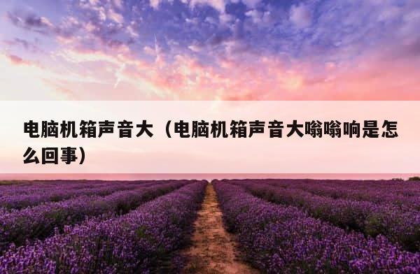 电脑机箱声音大（电脑机箱声音大嗡嗡响是怎么回事） 第1张