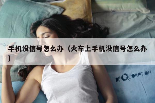 手机没信号怎么办（火车上手机没信号怎么办） 第1张