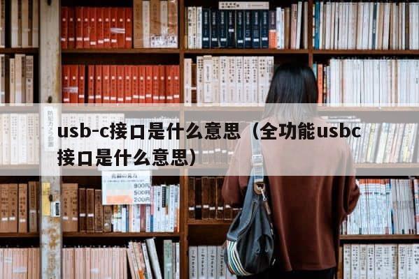 usb-c接口是什么意思（全功能usbc接口是什么意思） 第1张