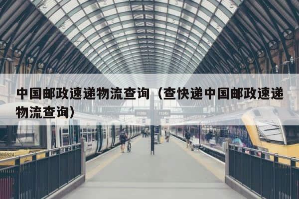 中国邮政速递物流查询（查快递中国邮政速递物流查询） 第1张