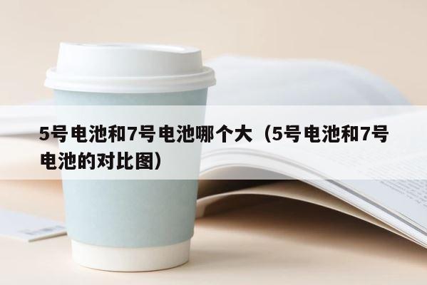 5号电池和7号电池哪个大（5号电池和7号电池的对比图） 第1张