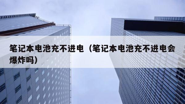 笔记本电池充不进电（笔记本电池充不进电会爆炸吗） 第1张
