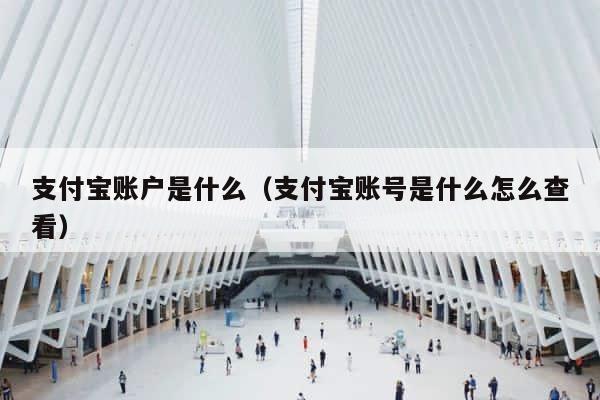 支付宝账户是什么（支付宝账号是什么怎么查看） 第1张
