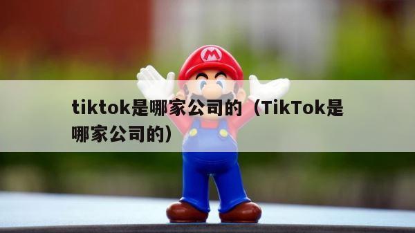 tiktok是哪家公司的（TikTok是哪家公司的） 第1张