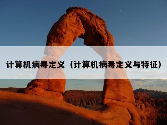 计算机病毒定义（计算机病毒定义与特征） 第1张