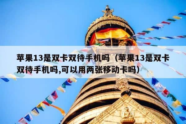 苹果13是双卡双待手机吗（苹果13是双卡双待手机吗,可以用两张移动卡吗） 第1张