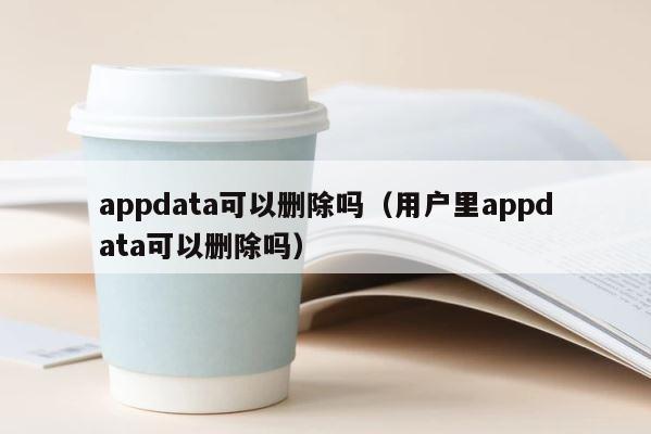 appdata可以删除吗（用户里appdata可以删除吗） 第1张