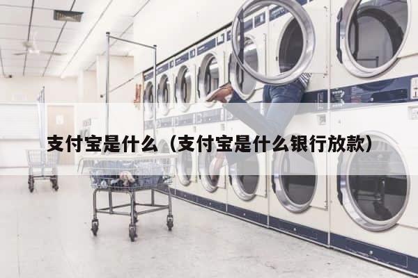 支付宝是什么（支付宝是什么银行放款） 第1张