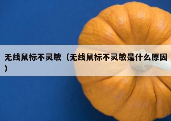 无线鼠标不灵敏（无线鼠标不灵敏是什么原因） 第1张