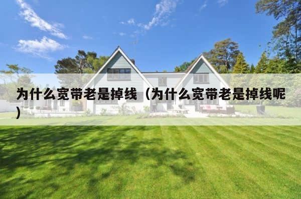 为什么宽带老是掉线（为什么宽带老是掉线呢） 第1张